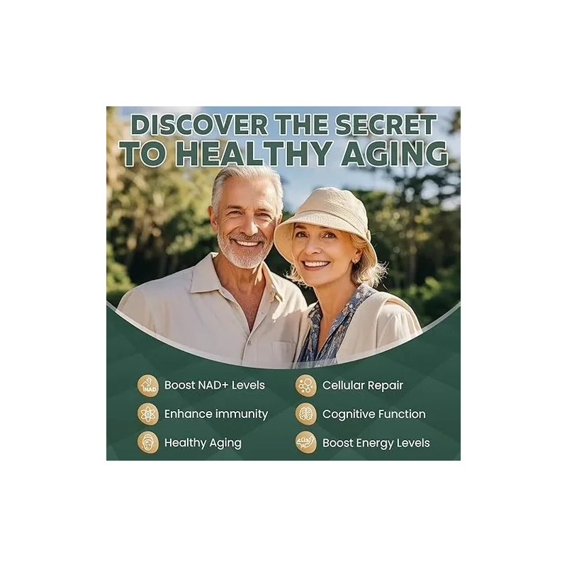 Suplemento Nad+ Resveratrol 100 Softgels