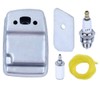 Adefol String Trimmer Exhaust Muffler Kit for Husqvarna 124L 125L
