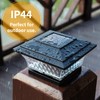 HUYIENO Solar Post Cap Lights Outdoor LED Lighting Deck Fence