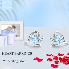 LAVUMO Earrings Silver 925 Rose Gold Women's Stud Earrings Set Gifts for Women Girlfriend Mum Best Friend Mother Grandma for Birthday Valentine's Day Christmas Jewellery Ladies Small Gifts, Sterling