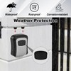 Locilot L Large Key Lock Box, 4.5”x3.7”x1.5” Waterproof Kirsite Combination