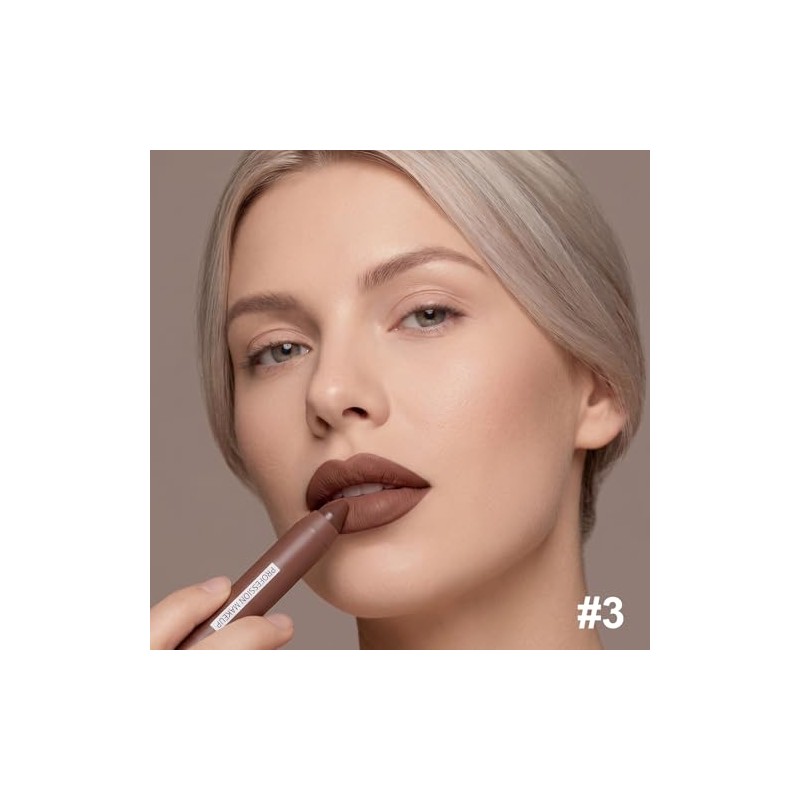 Erinde Lápiz de Labios Mate Velvet, Lápiz Labial Cremoso de