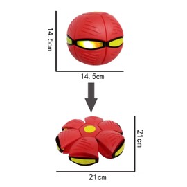 SJMR Frisbee Ball Junior - 15cm assorted color | Throw a Disc, Catch a Ball | 4-Inch Outdoor Toy for Kids | Ideal for Garden and Beach Play | Ages 5+