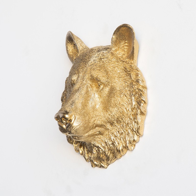 Near and Deer MBE08 Faux Taxidermy Bear Head Wall Mount,