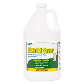 ComStar Plate HX Saver, 1 Gallon, Lime and Scale Remover for Plate Heat Exchangers, Non-Corrosive Industrial Descaler, Safe on Aluminum, Copper, Brass and Steel (30-320)