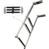 Amarine Made Boat Ladder, 3 Step Ladder Stainless Steel Telescoping