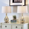 Maxax Glass Table Lamp Set of 2 for Living Room,