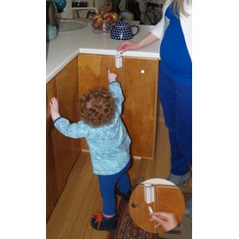 Cardinal Gates The Guardian Lock Stick On, color blanco