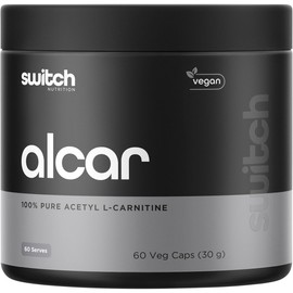 Switch Nutrition Alcar 100% Pure Acetyl L-carnitine 60 Caps