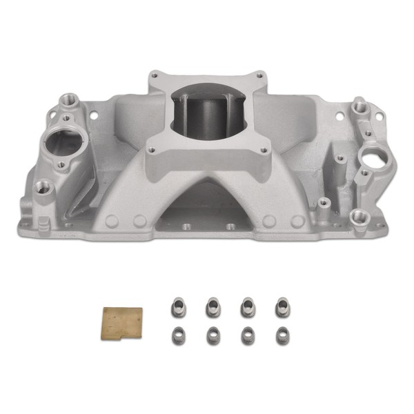 FGJQEFG Intake Manifold Single Plane Cast Satin Finish Aluminum Compatible
