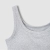 JAJU [JAJU] Women's Cotton Rib Tank Bra Camisole_Melange Grey