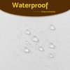 Barossa Design Fabric Snap-in Shower Curtain Liner Replacement, Removable &