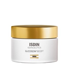 Isdinceutics Glicoisdin 8 Soft, Crema Facial Antiedad con Ácido Glicólico y Efecto Peeling, 50ml