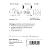HALDER Unisex Push And Go Strap Hanger Set, Matte Black,