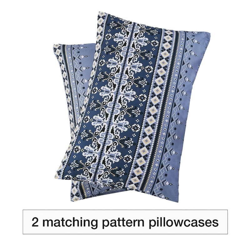 Vaulia Boho Bedding Sheet Set Full Size 3 Piece, Soft