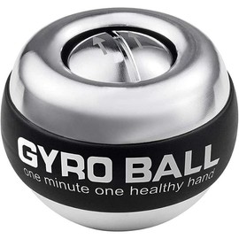 Auto-Start Wrist Power Gyro Ball, Wrist Strengthener and Forearm Exerciser for Stronger Arm Fingers Wrist Bones and Muscle with LED Lights - Colour: Without Light-Crush Metal