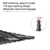 Cone Cutter, Step Drill Bit For Metal,HSS Spiral Groove Pagoda