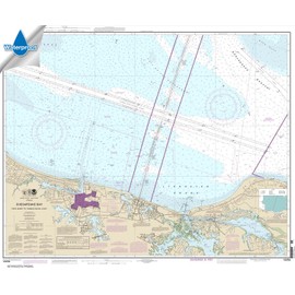 NOAA Chart 12254: Chesapeake Bay Cape Henry to Thimble Shoal Light