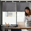 Blackout Blind Curtains with Suction Cups for Windows No Drill