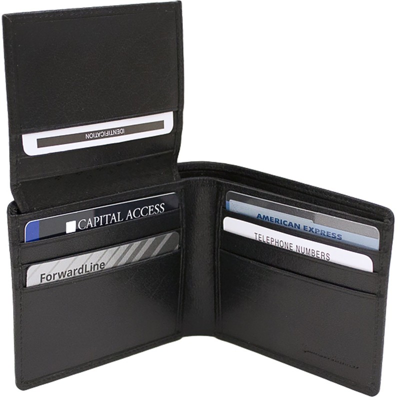 Men's Bifold Wallet with Left Flip