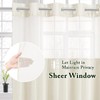 Gibelle Long Shower Curtain 72x80, Waffle Weave Bathroom Shower Curtain