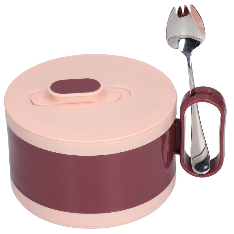 Stainless Steel Ramen Bowl Double Insulation Instant Noodle Bowl with