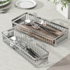 kaileyouxiangongsi 304 Stainless Steel Utensil Drying Rack/Chopsticks/Spoon/Fork/Knife Drainer Basket Flatware