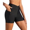 Yonique Womens Swim Shorts High Waisted Swim Bottoms Tummy Control