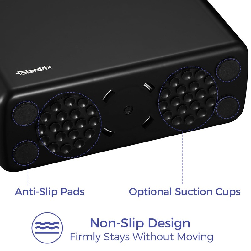 Stardrix Countertop Paper Towel Dispenser, Black Hand Towel Holder for
