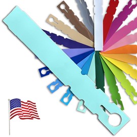 TAGKRAFTERS 7" x 1" Mint - 1,000 Pcs - Plastic Plant Tags and Labels - Wrap Around Thermal Plastic - Nursery Garden Tree Labels | Made in The USA |