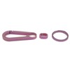 Lightweight Titanium Alloy Key Chain Waist Hanging Keyring Outdoor Climbing