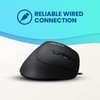 Perixx PERIMICE-515II Wired Ergonomic Vertical Mouse - 1000/1600 DPI -