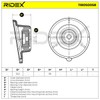 RIDEX 1180S0058 Suspension Strut Support Bearing Front Axle Both Sides
