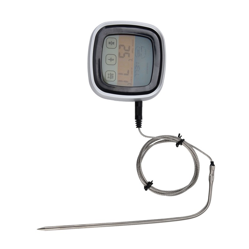 Digital Meat Thermometer Waterproof Stainless Steel Food Thermometer with BBQ