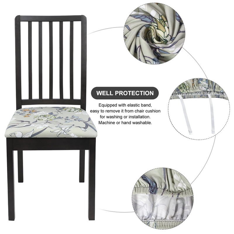 SearchI Seat Covers for Dining Room Chairs Stretch Printed Chair