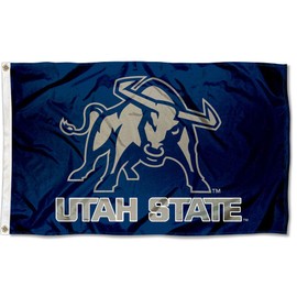 Utah State Aggies USU Big Blue University Large College Flag