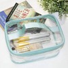 ANEMEL Toiletry Bag Makeup Cosmetic Clear Bag Portable Waterproof Transparent