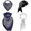 Cotton 27" x 27" Large Bandanas for Men & Women,