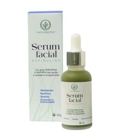 Serum Espirulina Facial Hidratante con Espirulina, Ácido Hialurónico y Complejo Vitamínico 30 g
