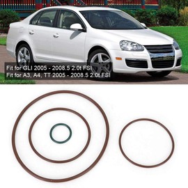 Vacuum Pump Seal, Rubber Vacuum Pump Seal Seal Seal Ring 06D145100H 06D145100E 06D145117 for GLI 2005-2008.5 2.0t FSI