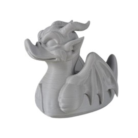 Gargoyle Duck Figurine – Gothic, Fantasy Dashboard Ornament, Medieval Desk Decor, Dark Mythical Collectible – 3D Printed in Canada