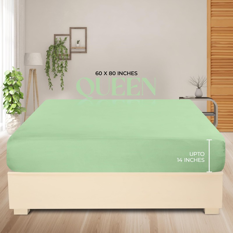 Utopia Bedding Queen Fitted Sheet - Bottom Sheet - Deep