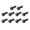 TA-VIGOR 100Pcs M3 x 10mm Alloy Steel Button Head Hex