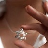 Tapp Collections Star Of David With Cross Pendant 316L Stainless