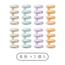 Sonic SP-8763 Loose Leaf Ring, 4 Holes, 8 Pieces