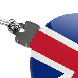 GRAPHICS & MORE United Kingdom Great Britain Union Jack Country Flag Acrylic Christmas Tree Holiday Ornament