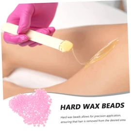 Outanaya Hard Wax Beads 3 Packs for Hair Removal Gentle on Skin on Thick Hair Compact for Travel 100g/bag