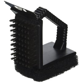 TOOLBASIX SP242C3L 3-in-1 Grill Brush, Stainless Steel