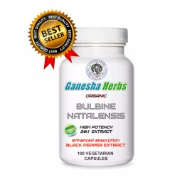 GANESHA HERBS ORGANIC BULBINE NATALENSIS HIGH POTENCY 20:1 EXTRACT 200 CAPSULES