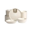 Stone Lain Claire 24-Piece Dinnerware Set Stoneware, Plates and Bowls
